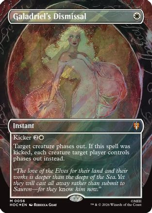 Galadriel's Dismissal (Borderless) (Surge Foil) (HOC-056) - The Hobbit: Eternal-Legal Foil、Wizards of the Coast、kayou