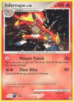 Pokemon Trading Card Game Diamond & Pearl Rare Infernape #5 Lightly Played、ToyWiz、kayou