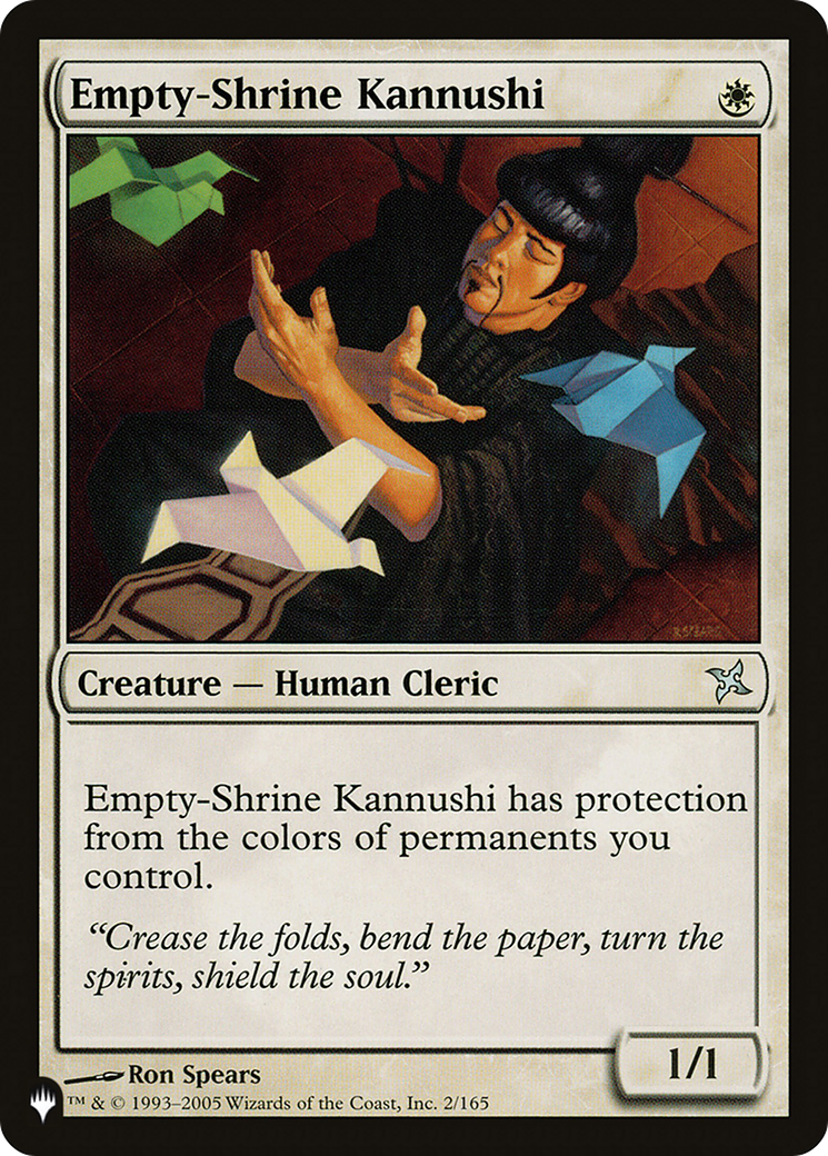 Empty-Shrine Kannushi (LIST-2/165) - The List、Wizards of the Coast、kayou