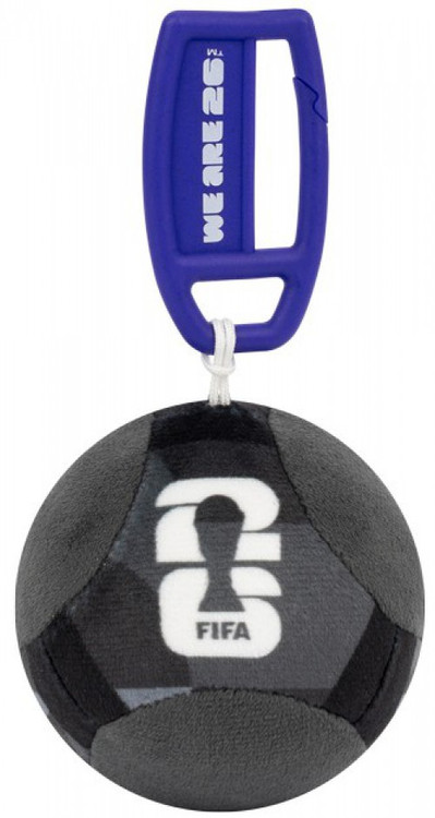 FIFA World Cup FIFA Soccer Ball 3-Inch Plush Hanger Black、ToyWiz、kayou