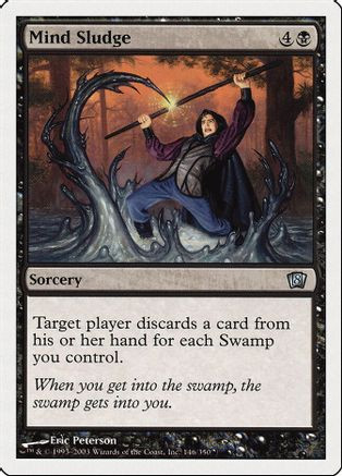 Mind Sludge (8ED-146) - 8th Edition、Wizards of the Coast、kayou
