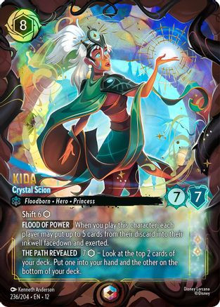 Kida - Crystal Scion (Enchanted) (236/204) - Wilds Unknown Holofoil、Ravensburger、kayou