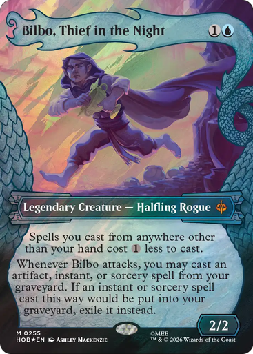 Bilbo, Thief in the Night (Dragon Hoard Frame Surge Foil) | The Hobbit、Magic: The Gathering、kayou