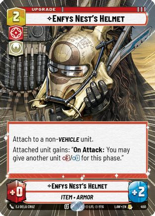 Enfys Nest's Helmet (Hyperspace) (450) - A Lawless Time、Fantasy Flight Games、kayou