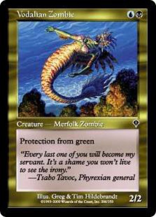 MtG Invasion Common Vodalian Zombie #286、ToyWiz、kayou