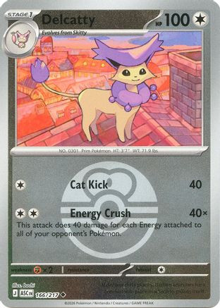 Delcatty (Love Ball) 166 - ME Ascended Heroes Reverse Holofoil、The Pokémon Company、kayou