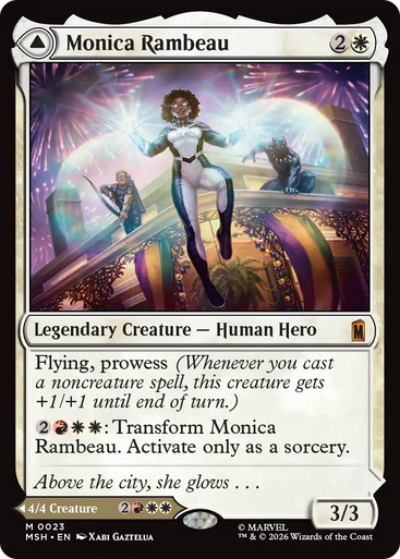 Monica Rambeau // Photon, Living Light (Foil) | Marvel Super Heroes、Magic: The Gathering、kayou