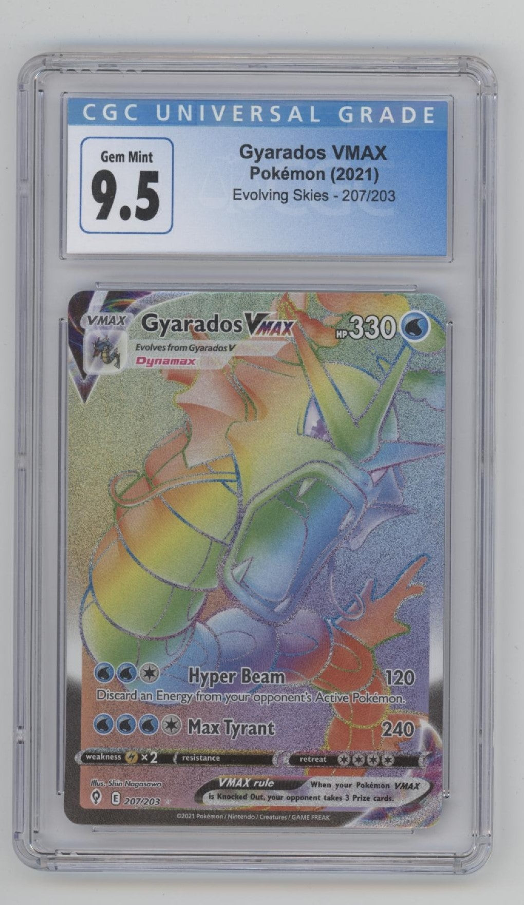 Gyarados VMAX Pokemon Evolving Skies CGC 9.5、Collector Store LLC Gaming、kayou