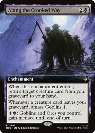 Along the Crooked Way (Extended Art) (HOB-295) - The Hobbit、Wizards of the Coast、kayou