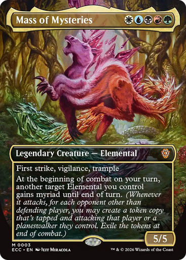 Mass of Mysteries (Borderless Art Foil) | Lorwyn Eclipsed Commander、Magic: The Gathering、kayou