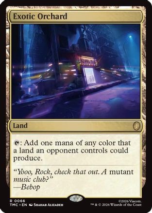 Exotic Orchard (TMC-066) - Commander: Teenage Mutant Ninja Turtles、Wizards of the Coast、kayou