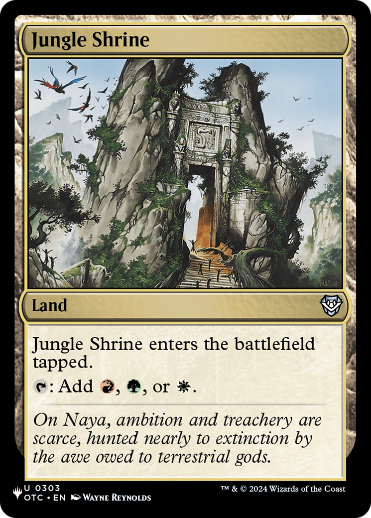 Jungle Shrine (OTC) (LIST-303) - The List、Wizards of the Coast、kayou