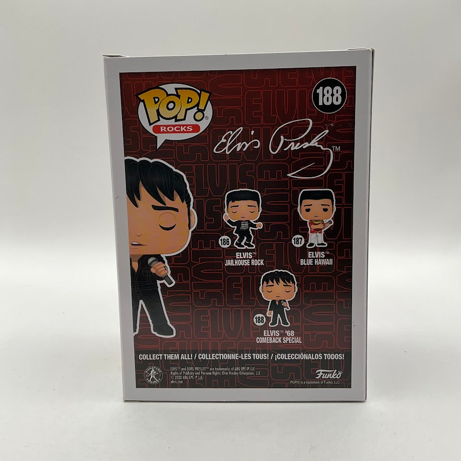 Elvis '68 Comeback Special Funko Pop! Rocks #188 Diamond Entertainment Earth、Funko、kayou