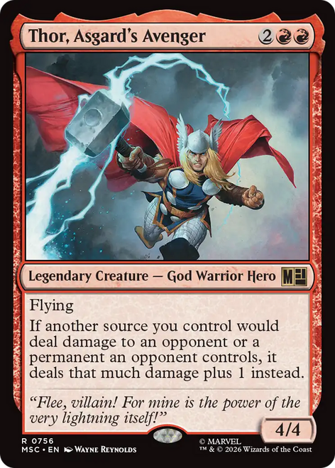 Thor, Asgard's Avenger (Foil) | Marvel Super Heroes Commander、Magic: The Gathering、kayou