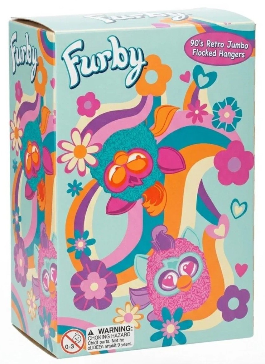 Furby 90's Retro Jumbo Flocked Hangers Mystery Pack 1 RANDOM Hanger、ToyWiz、kayou