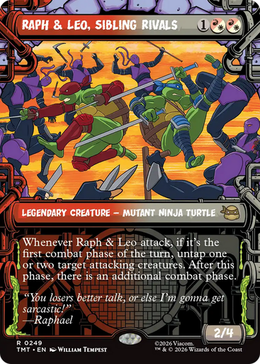 Raph & Leo, Sibling Rivals (Showcase Frame) | Teenage Mutant Ninja Turtles、Magic: The Gathering、kayou