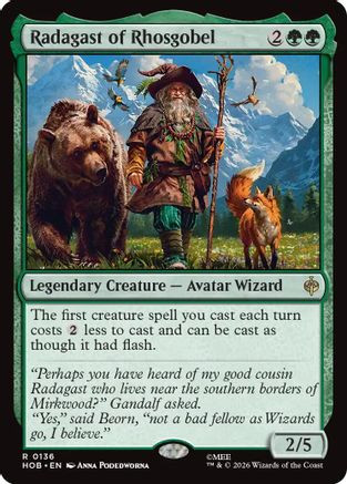 Radagast of Rhosgobel (HOB-136) - The Hobbit、Wizards of the Coast、kayou