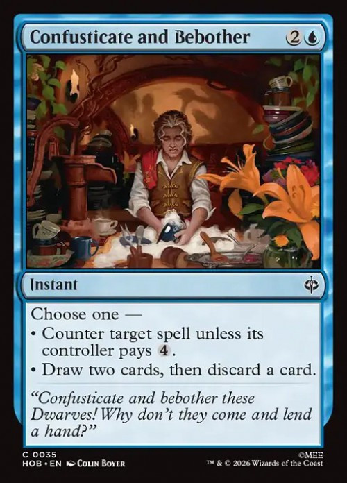 MtG The Hobbit Common Confusticate and Bebother #35、ToyWiz、kayou