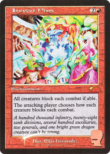 Invasion Plans (Foil) (Secret Lair - Brain Dead: Bonus Cards II) | Secret Lair Drops、Magic: The Gathering、kayou