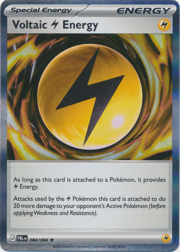 ME Pitch Black 084/084 Voltaic Lightning Energy (Holo)、Pokemon、kayou