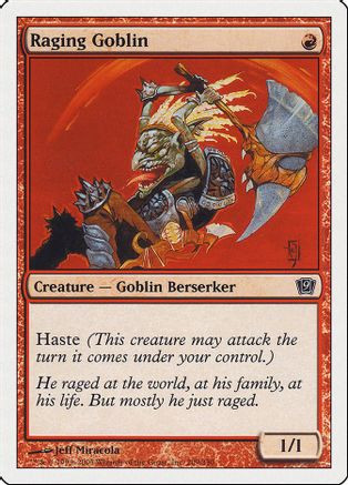 Raging Goblin (9ED-) - 9th Edition Foil、Wizards of the Coast、kayou