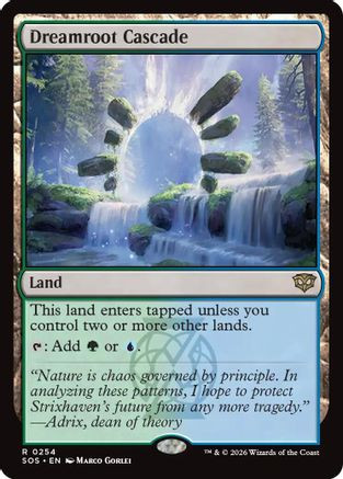 Dreamroot Cascade (SOS-254) - Secrets of Strixhaven、Wizards of the Coast、kayou
