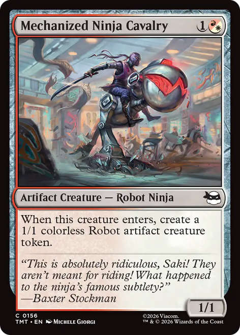 Mechanized Ninja Cavalry (Foil) | Teenage Mutant Ninja Turtles、Magic: The Gathering、kayou