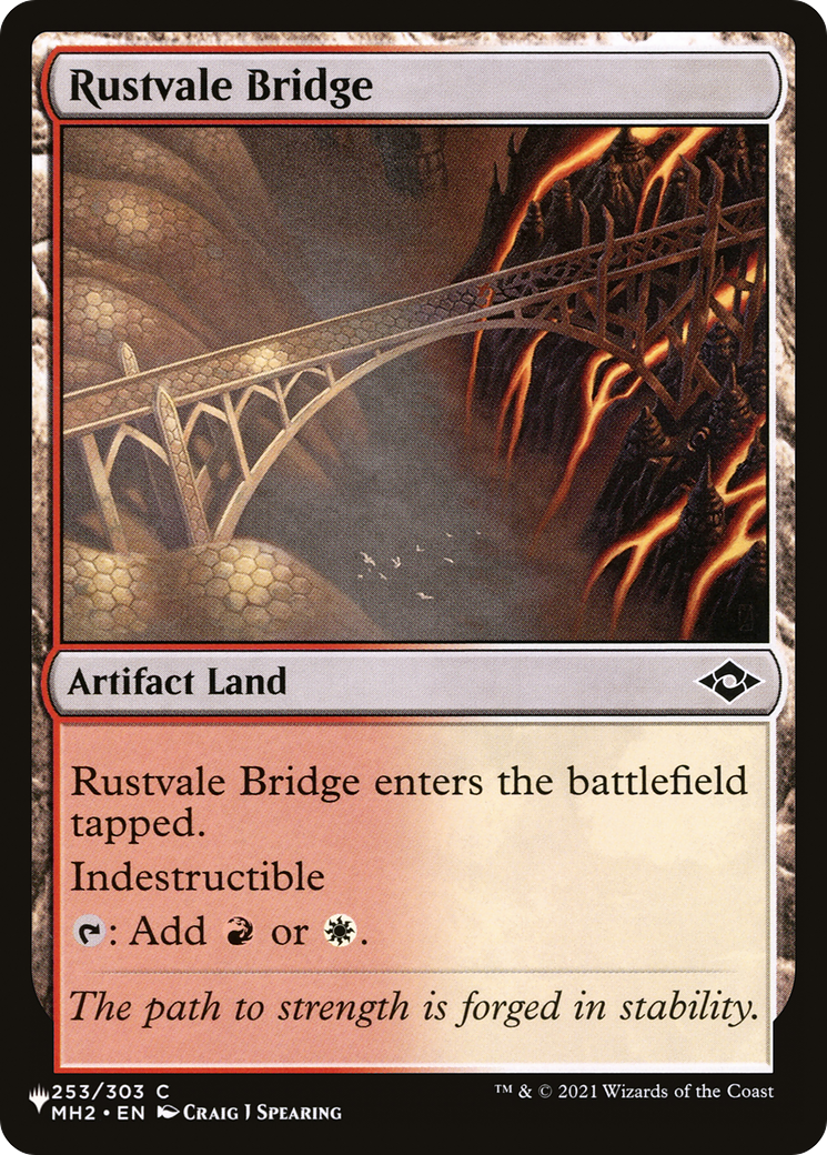 Rustvale Bridge (LIST-253/303) - The List、Wizards of the Coast、kayou