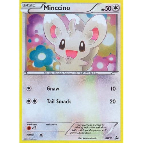 Black & White Promo BW13 Minncino (Cosmo Holo)、Pokemon、kayou