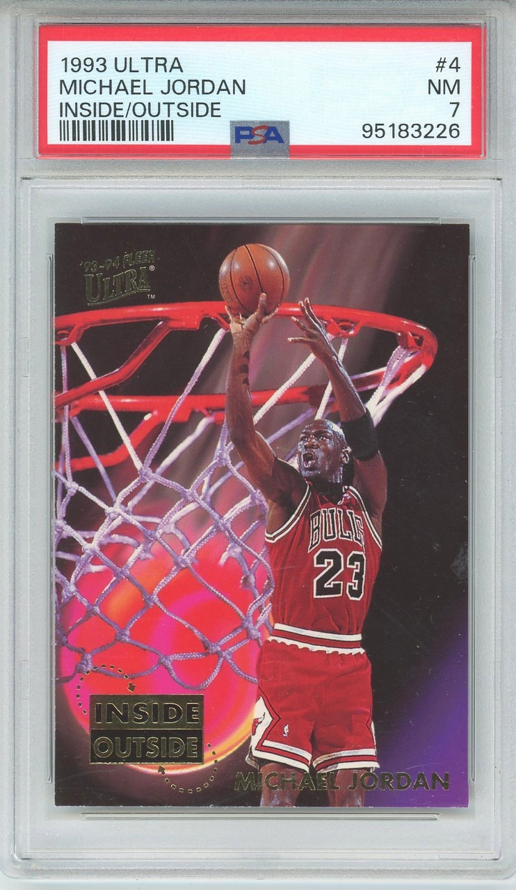 NBA 1993 Ultra Inside / Outside Michael Jordan #4 PSA 7、ToyWiz、kayou