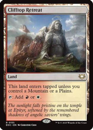 Clifftop Retreat (EOC-155) - Commander: Edge of Eternities、Wizards of the Coast、kayou