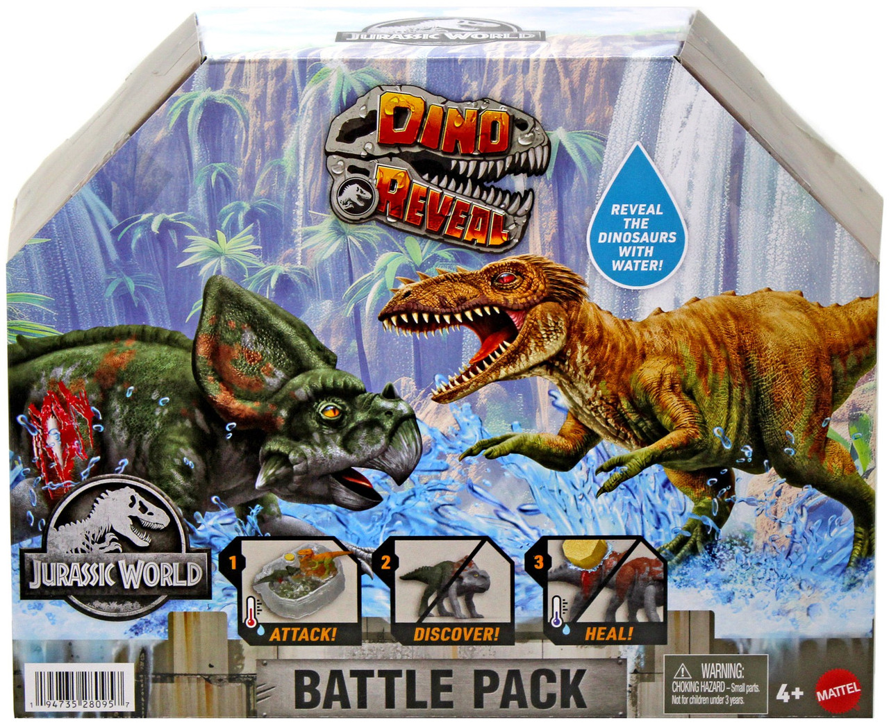 Jurassic World Dino Reveal Battle Pack Version 3, Damaged Package、ToyWiz、kayou