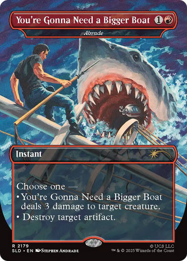 Abrade You're Gonna Need a Bigger Boat (Foil) (Secret Lair - Jaws: Terror of Amity Island) | Secret Lair Drops、Magic: The Gathering、kayou