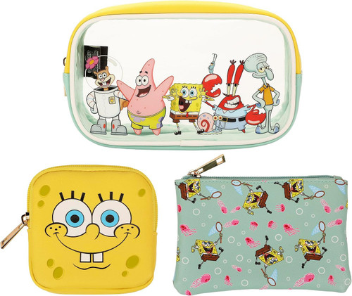 Nickelodeon Spongebob Squarepants Cosmetic Bag Set、ToyWiz、kayou