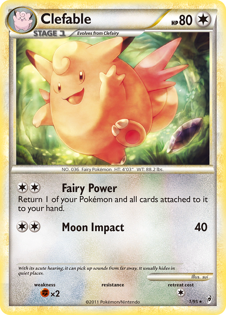 Clefable 1/95 - Call of Legends Holofoil (HP)、The Pokémon Company、kayou