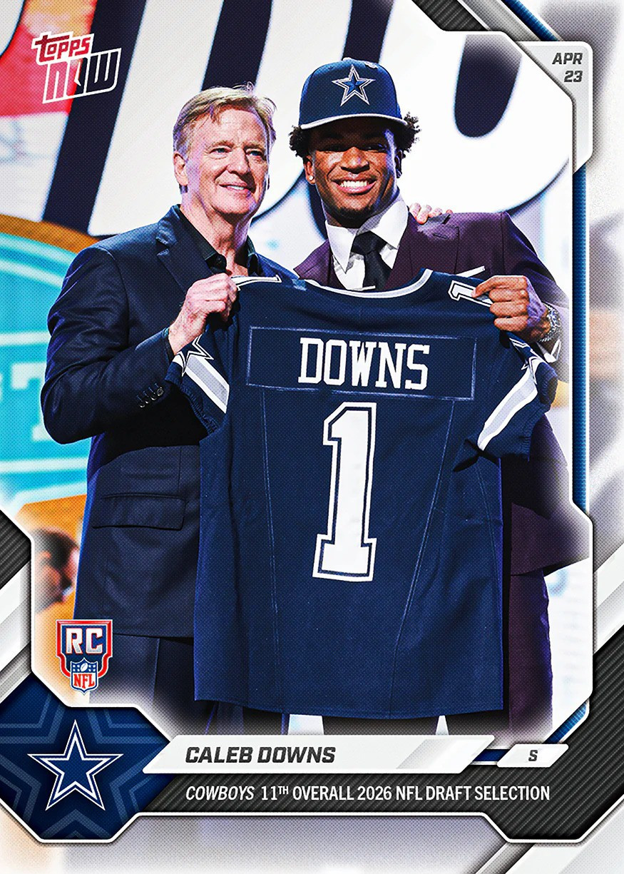 NFL 2026 NOW Football Caleb Downs CDOW Rookie、ToyWiz、kayou