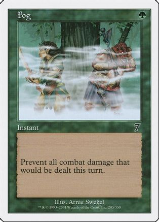 Fog (7ED-245) - 7th Edition、Wizards of the Coast、kayou
