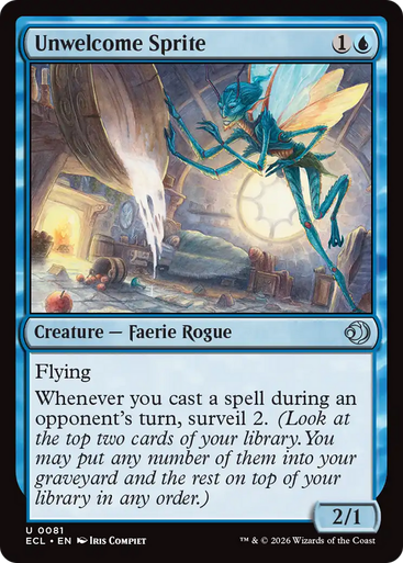 Unwelcome Sprite | Lorwyn Eclipsed、Magic: The Gathering、kayou