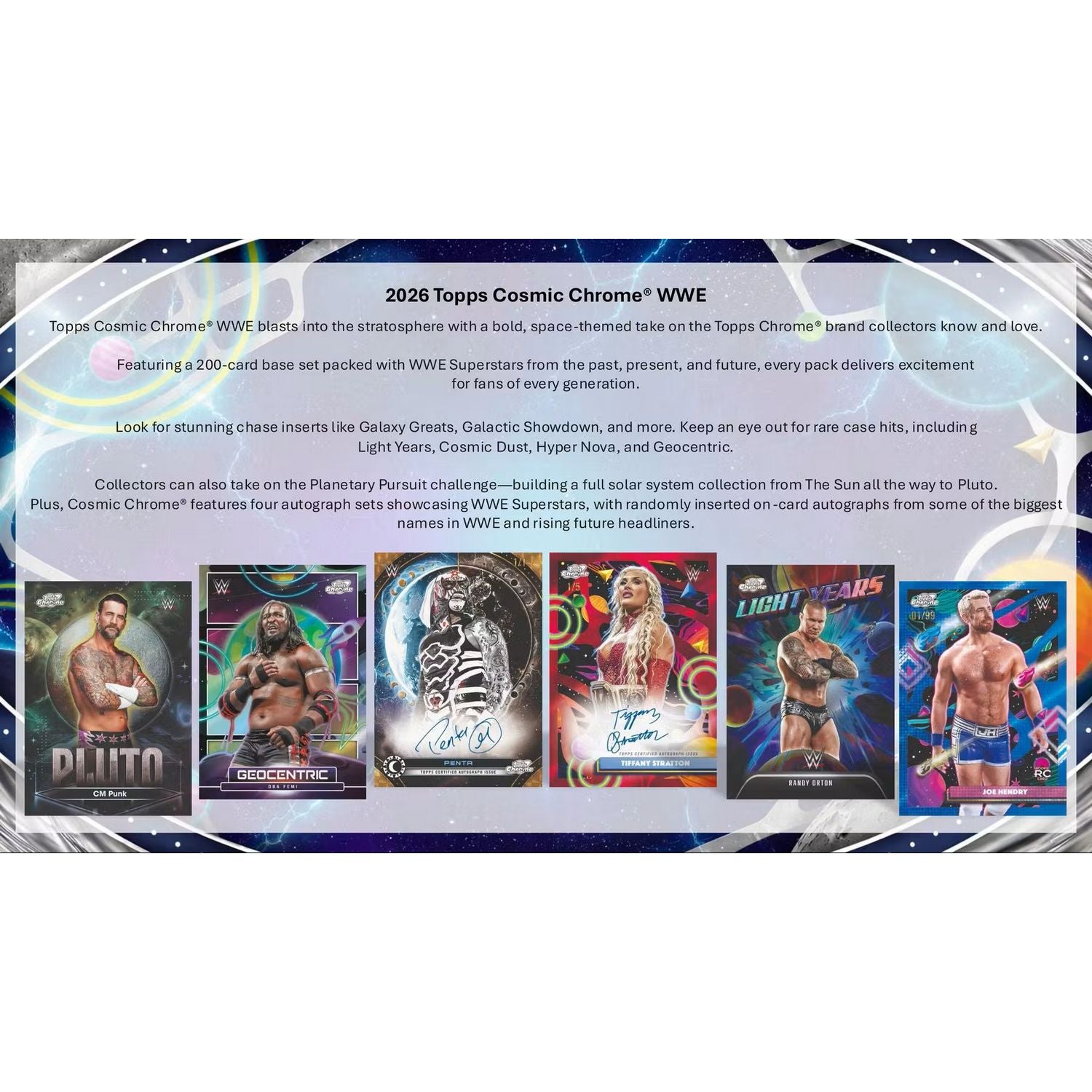 2026 Topps Cosmic Chrome WWE Wrestling Hobby Box、Topps、kayou