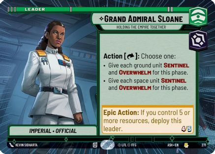 Grand Admiral Sloane - Holding the Empire Together (Hyperspace) (271) - Ashes of the Empire、GameNerdz、kayou
