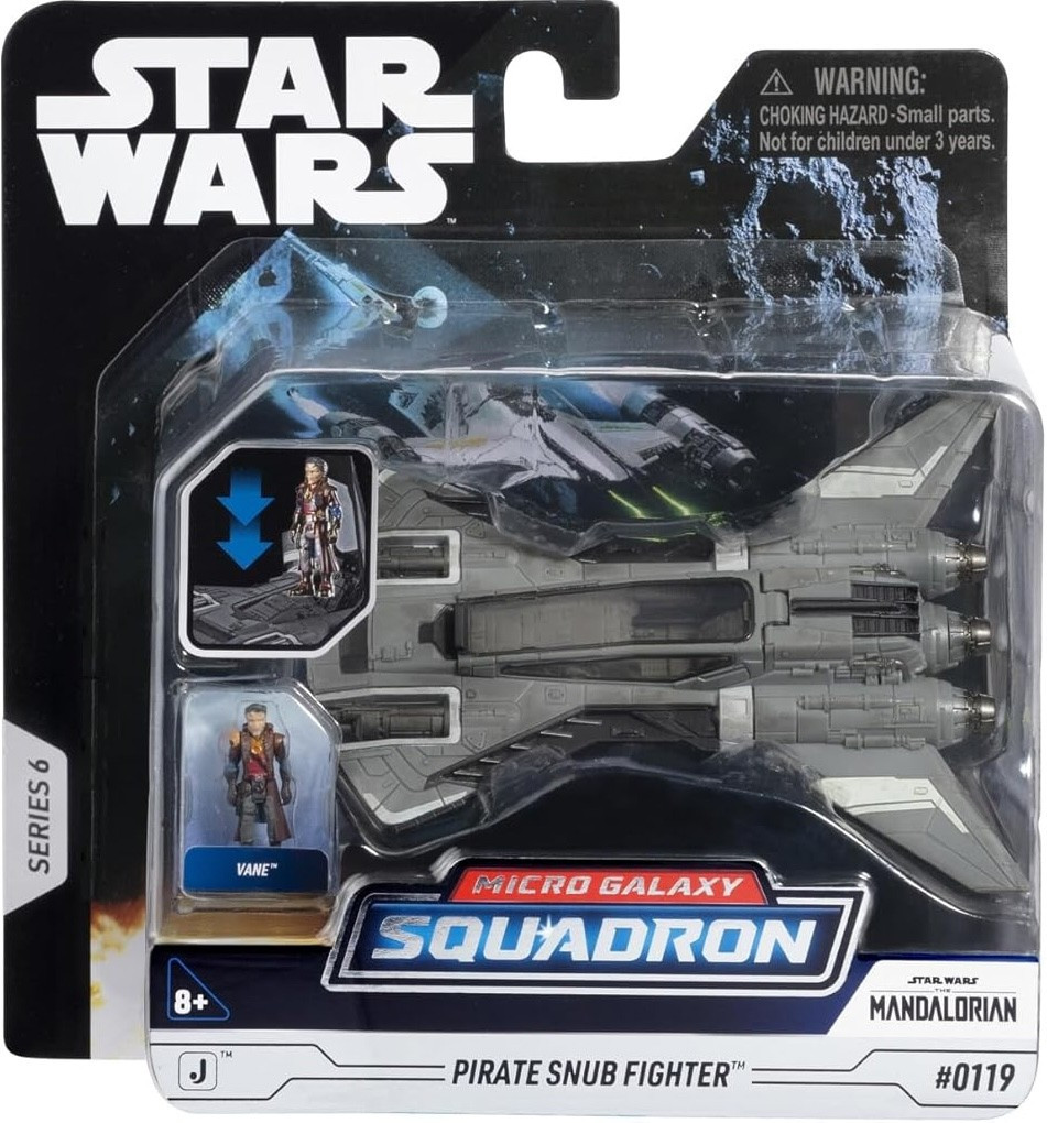 Star Wars Micro Galaxy Squadron Series 6 Pirate Snub Fighter Vehicle The Mandalorian、ToyWiz、kayou