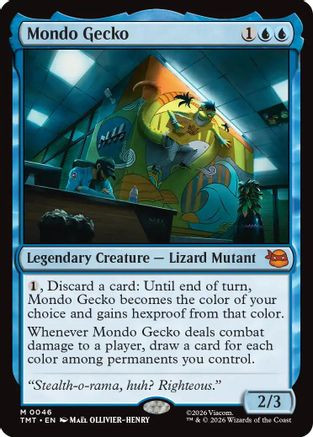 Mondo Gecko (TMT-046) - Teenage Mutant Ninja Turtles、Wizards of the Coast、kayou