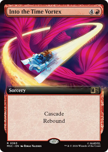 Into the Time Vortex (Extended Art) | Marvel Super Heroes Commander、Magic: The Gathering、kayou