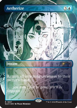 Aetherize (Rainbow Foil) (SLD-1667) - Secret Lair Drop Series Foil、Wizards of the Coast、kayou