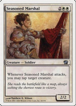 Seasoned Marshal (8ED-044) - 8th Edition Foil、Wizards of the Coast、kayou