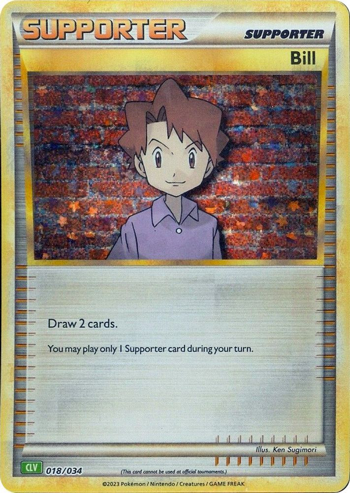Pokemon Trading Card Game Classic Classic Collection Bill #18 CLV、ToyWiz、kayou
