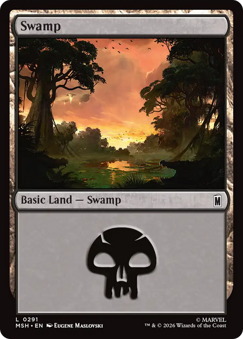 Swamp (#291) | Marvel Super Heroes、Magic: The Gathering、kayou
