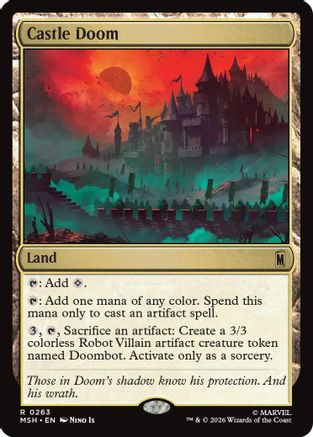 Castle Doom (MSH-263) - Marvel Super Heroes Foil、Wizards of the Coast、kayou