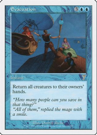 Evacuation (7ED-072) - 7th Edition Foil、Wizards of the Coast、kayou