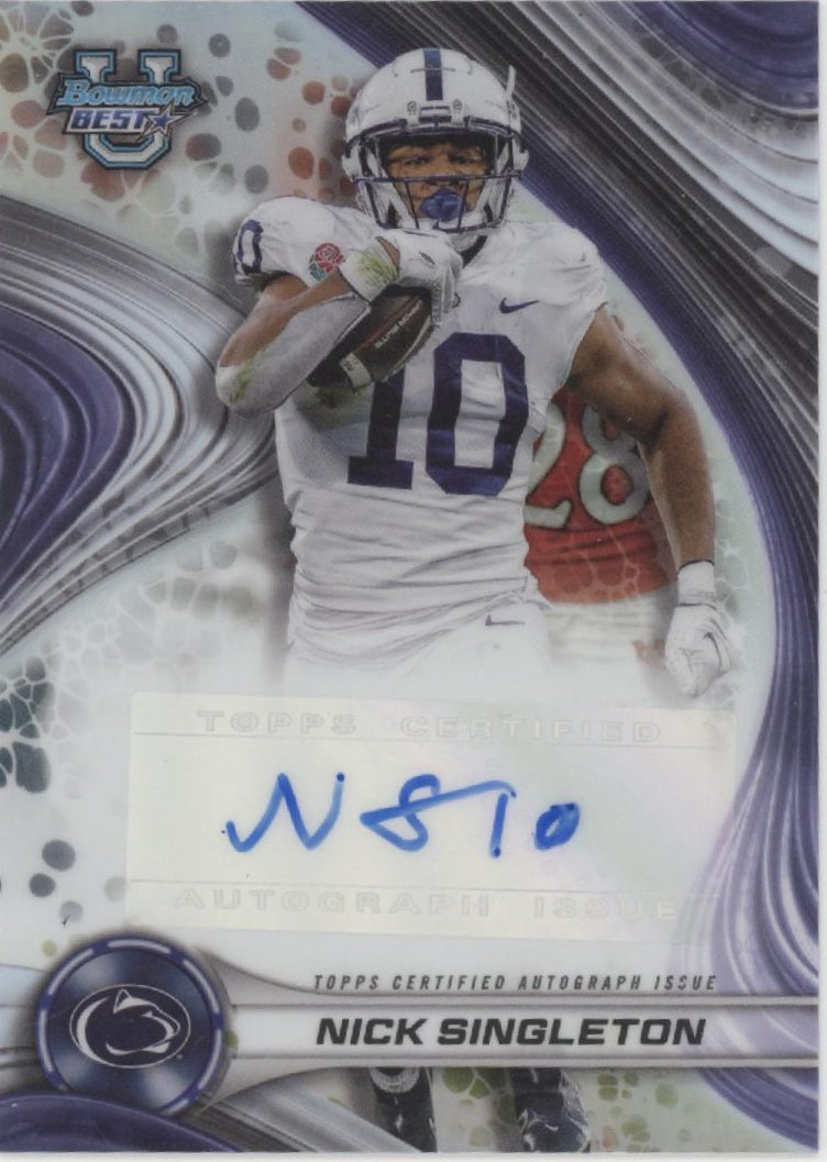 Nick Singleton 2024 Bowman's Best University Refractor Auto #BOA-NSI、Collector Store LLC、kayou